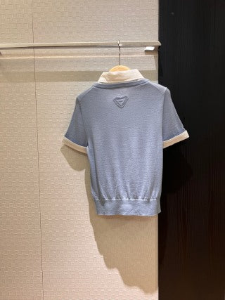 Prada Two-piece Polo Shirt Wool Acrylic