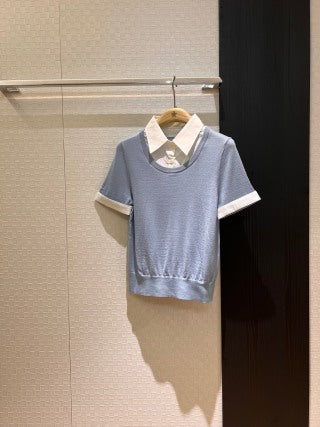 Prada Two-piece Polo Shirt Wool Acrylic