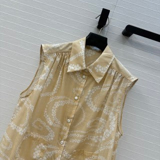CC 25 Sleeveless Shirt Silk Cotton