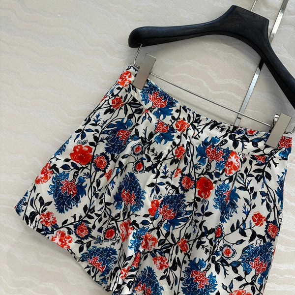 LV 25S Monogram Print Suit Flower Set Multicolor Cotton