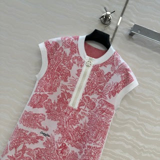 CD Dress Pink Viscose Polyester