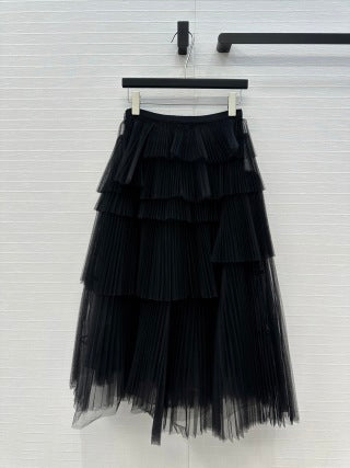 CD 25 Gonna in chiffon plissettato in poliestere