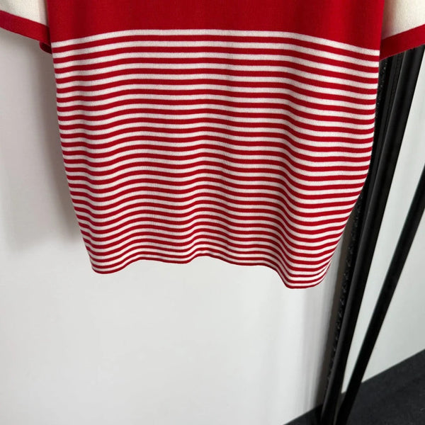 MIUMIU SHORT-SLEEVE KNIT TOP STYLE 360