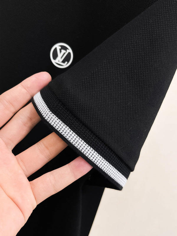 LV POLO BLACK LONG-STAPLE COTTON 238770