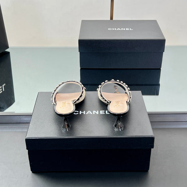 CC 25 Mules Black Sheepskin 362452