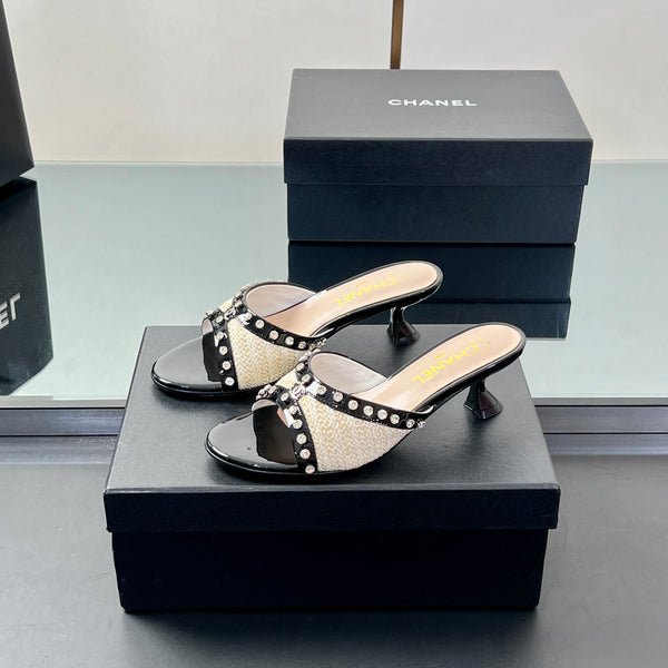 CC 25 Mules Black Sheepskin 362452