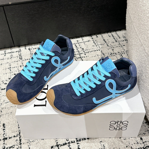 Loewe 25 Ballet Runner 2.0 Sneaker Blue Suede