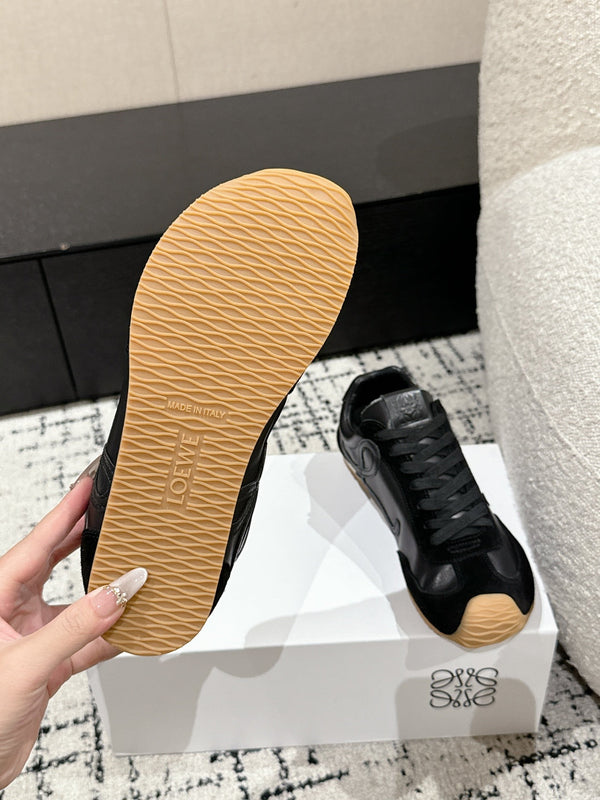 Loewe 25 Ballet Runner 2.0 Sneaker Black Suede