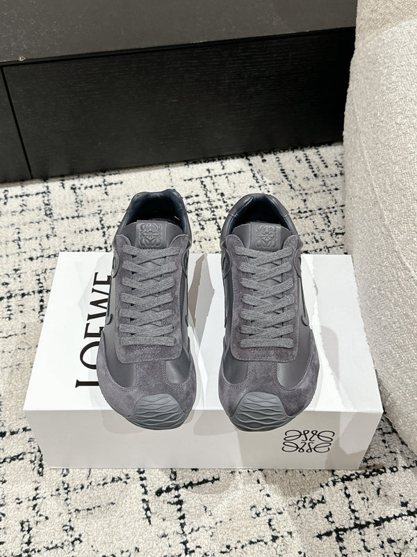 Loewe 25 Ballet Runner 2.0 Sneaker Grey Suede