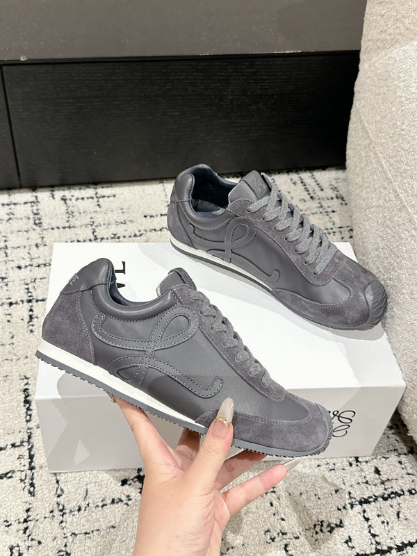 Loewe 25 Ballet Runner 2.0 Sneaker Grey Suede