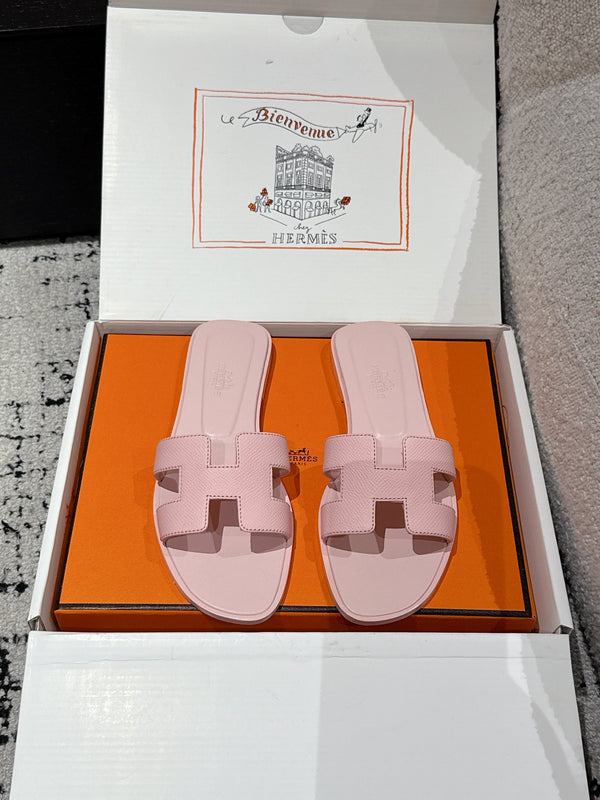 HM 25 Oran Sandal Light Pink Epsom