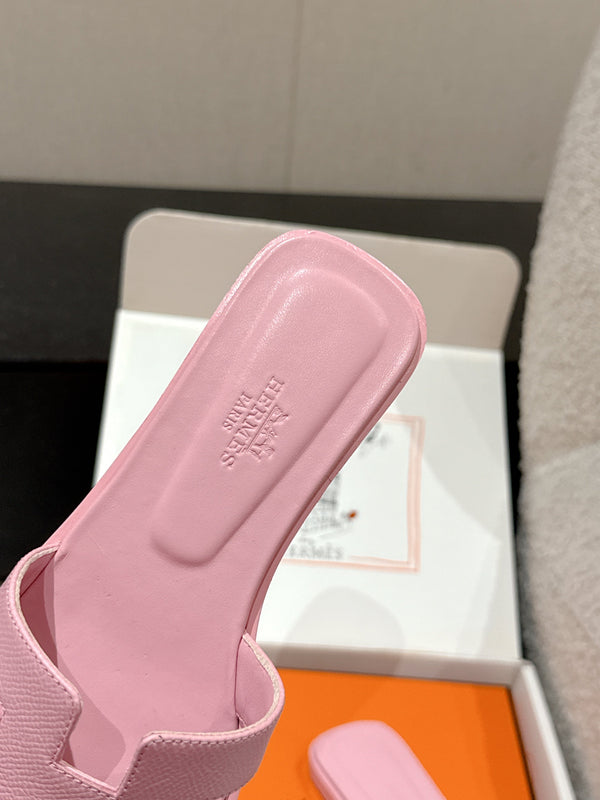 HM 25 Oran Sandal Pink Epsom