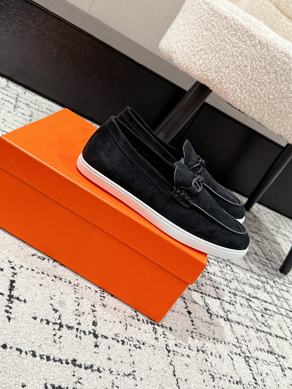 HM 25 Mocassim lgnacio Loafer Black Cowhide 377583