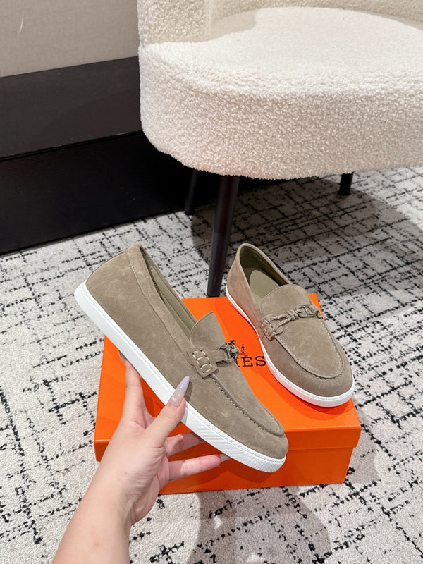 HM 25 Mocassim lgnacio Loafer Moss Green Cowhide 377586