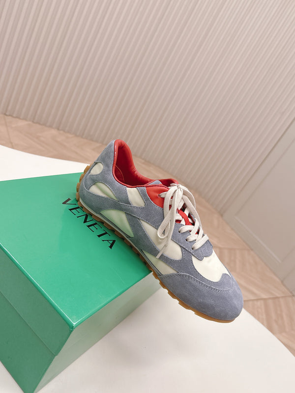 BV 25s Orbit Flash Sneaker Grey White Suede & Nylon Lace-Up 426934