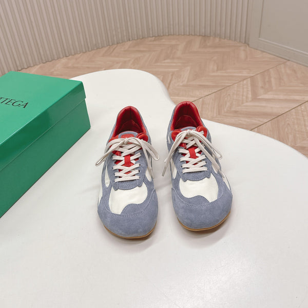 BV 25s Orbit Flash Sneaker Grey White Suede & Nylon Lace-Up 426934