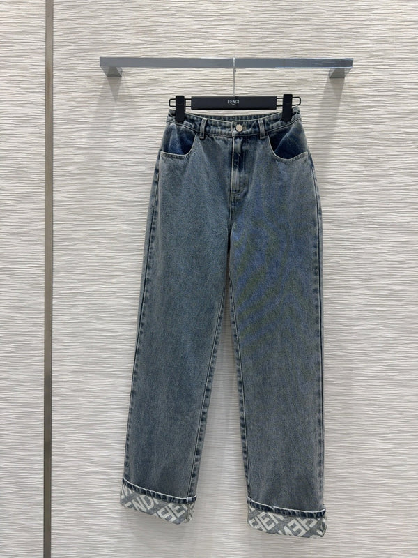 Fendi 25 Denim Set Light blue Cotton