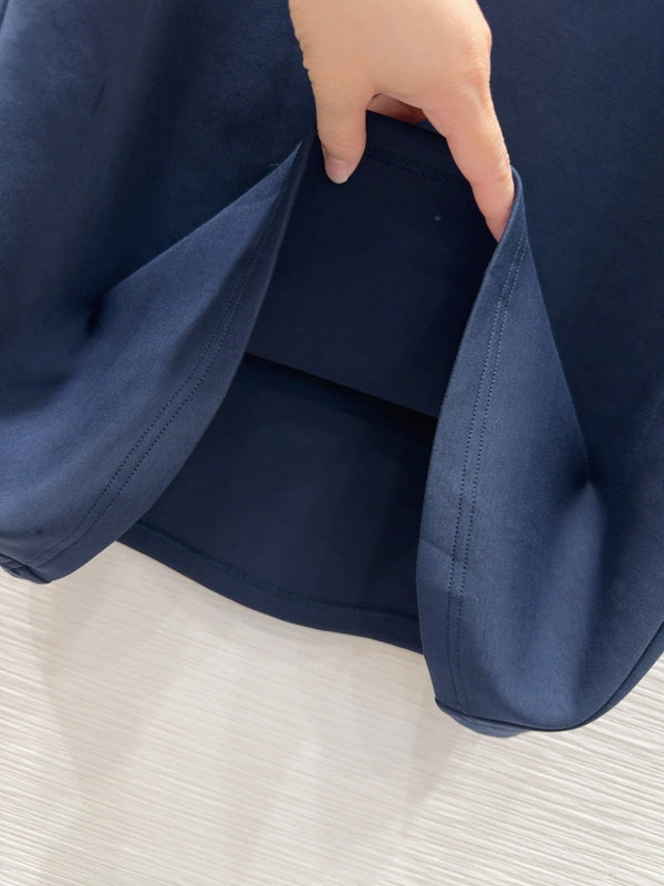 CD 25 Monogram Dress Blue mix Beige Polyester