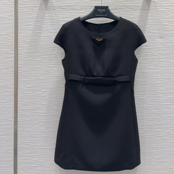 Prada 2025 Vest Skirt Black Polyester