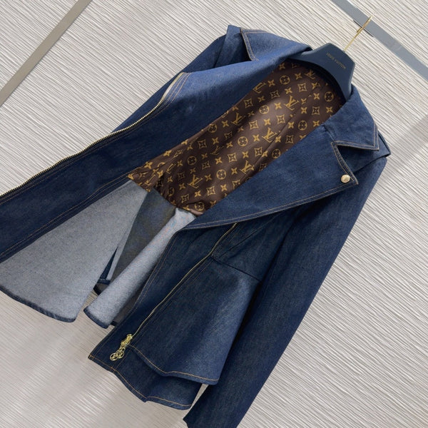 LV 25 Denim Set Blue Cotton