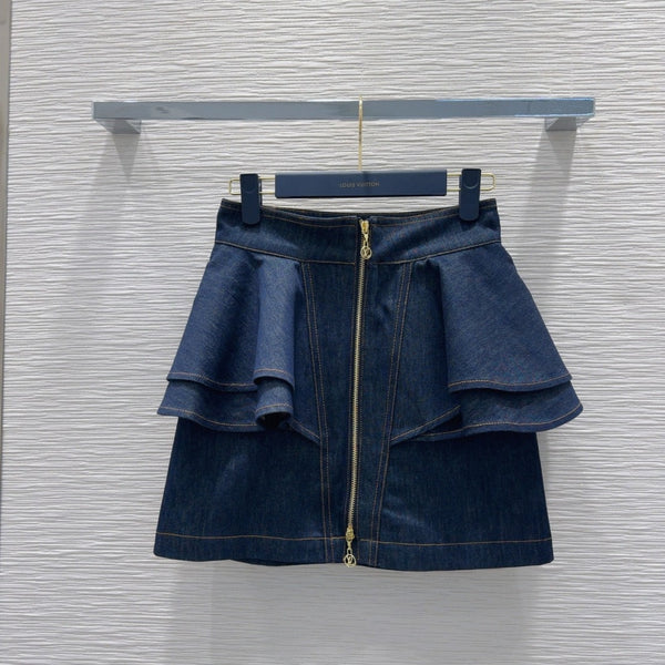 LV 25 Denim Set Blue Cotton