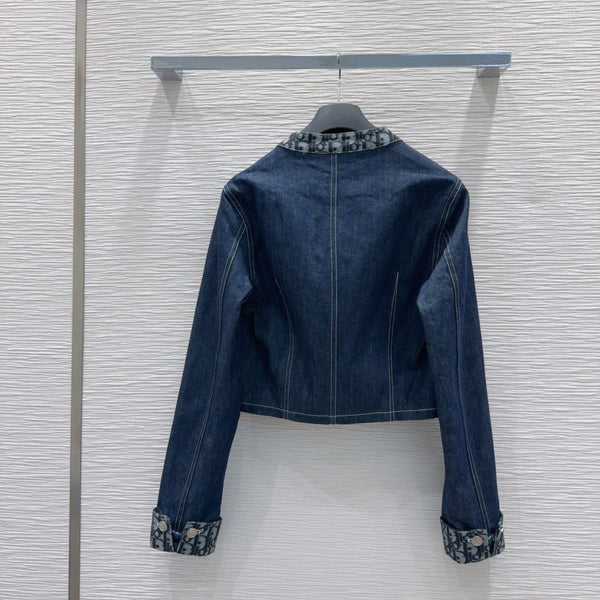 CD 2025 Denim Jacket Blue Cotton