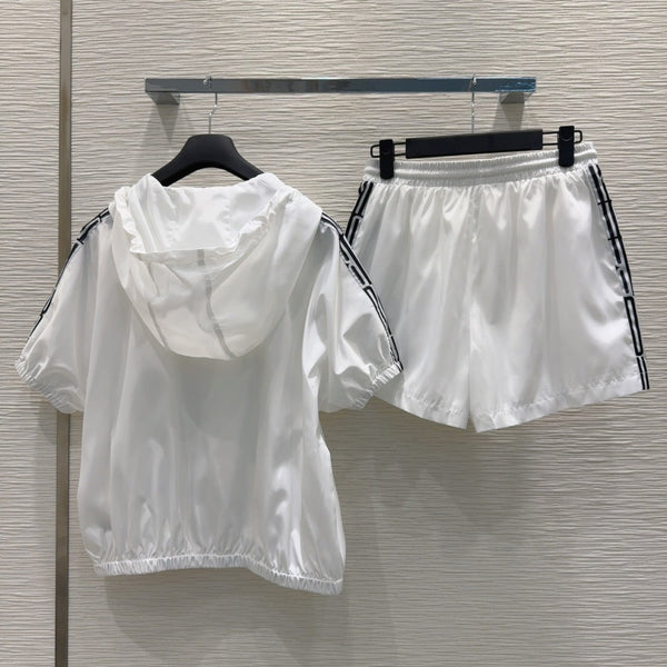 CD 25 Tuta Nero Bianco Poliestere