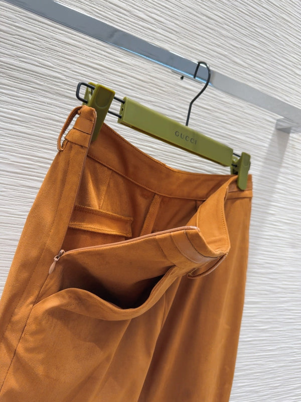 Gucci 2025 Pant Brown Polyester Fiber