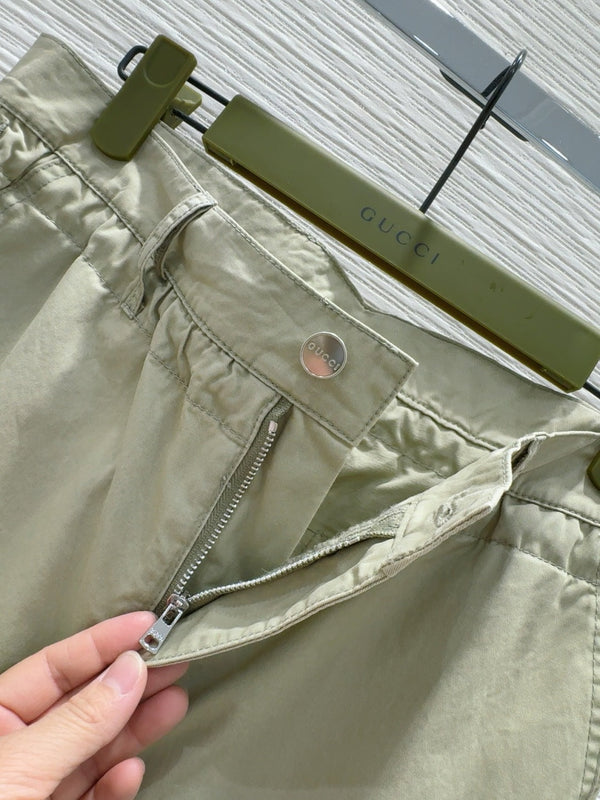 Gucci 25 Pant Green Cotton