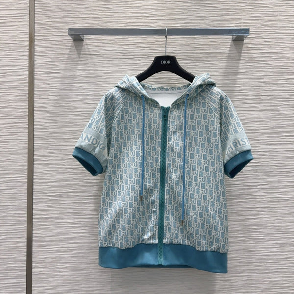 CD 25 Set Blue-Green and Beige Cotton