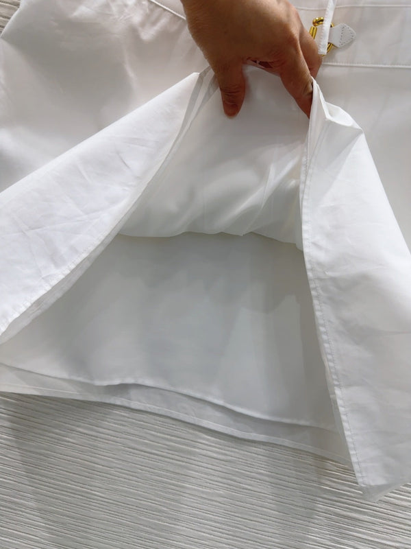 Gucci 25 Shirt Dress White Cotton