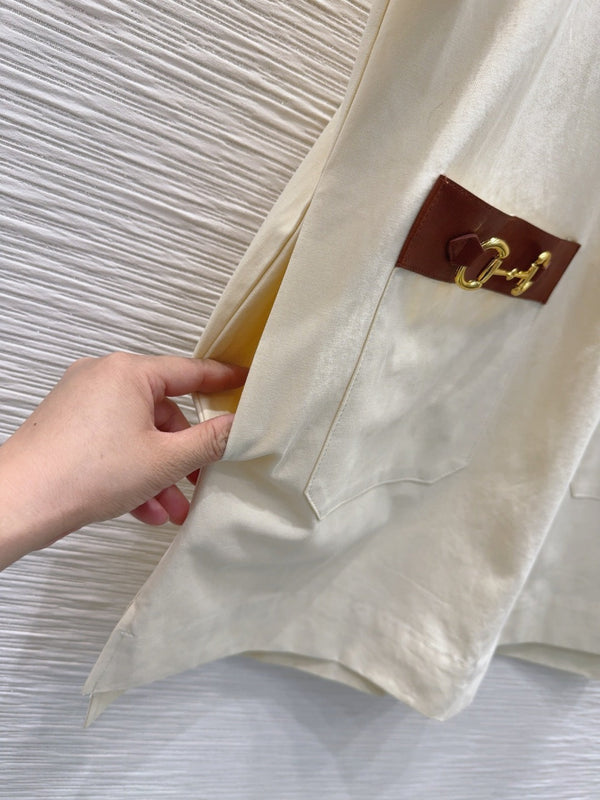 Gucci 25 Dress Beige Cotton