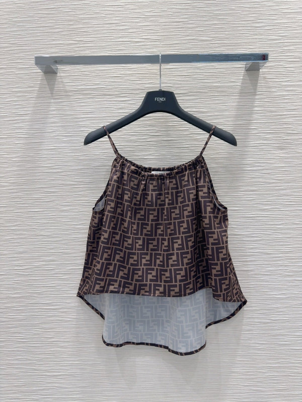 Fendi 25 Suit Brown Polyester Fiber