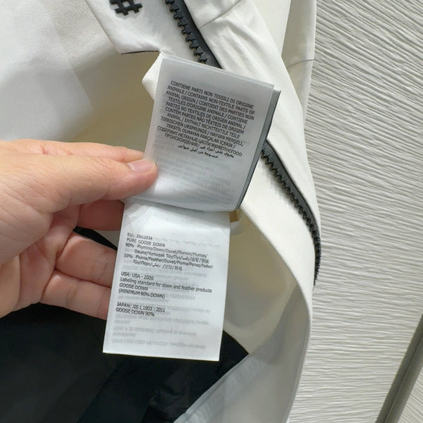 Moncler 25 Jacket White Mix Black Polyester