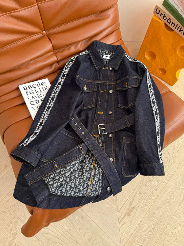 CD 25 Denim Dress Blue Cotton