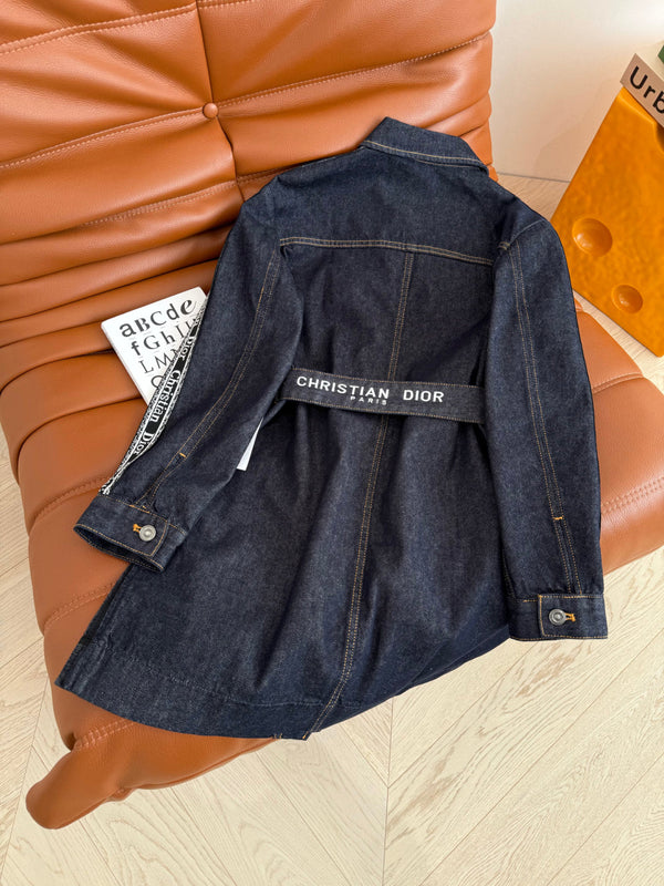 CD 25 Denim Dress Blue Cotton