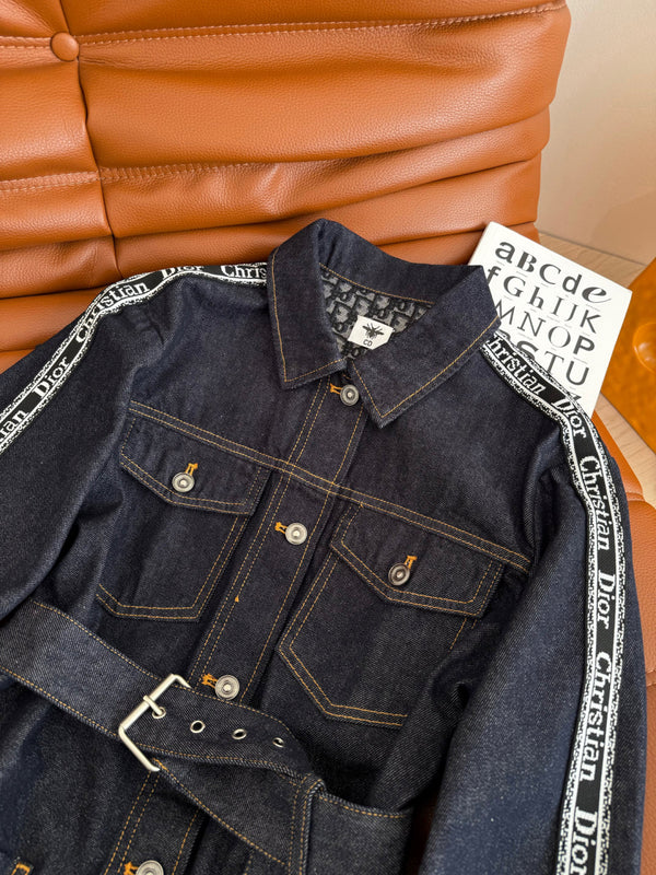 CD 25 Denim Dress Blue Cotton