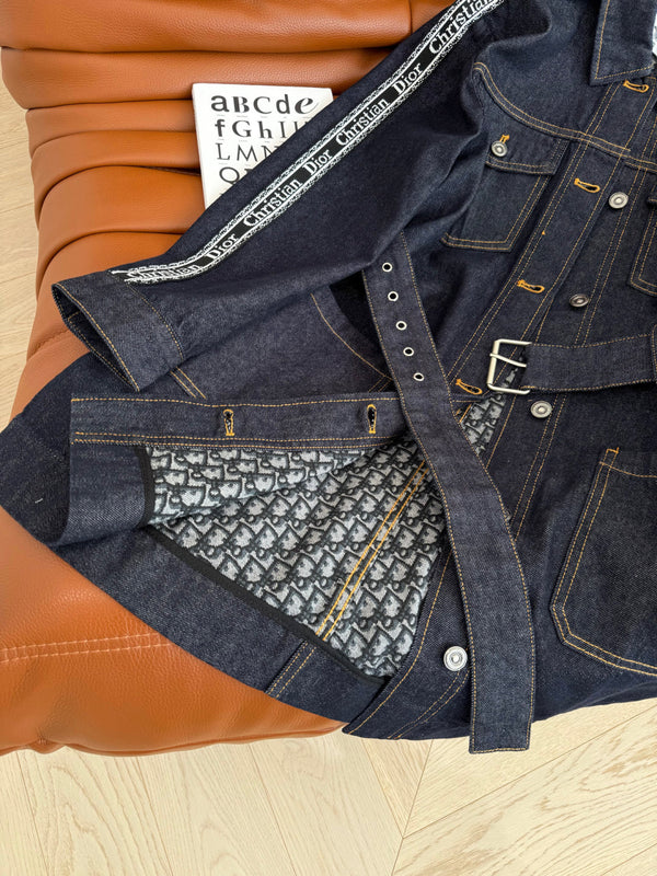 CD 25 Denim Dress Blue Cotton