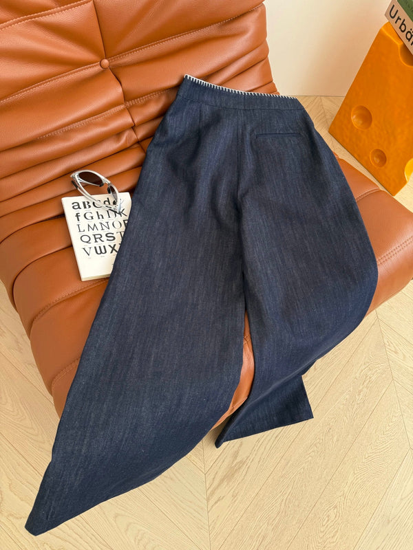 CC 25 Jean Black Thin Denim