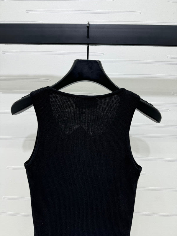 Prada 25 Tank Top Wool with Acrylic 233445