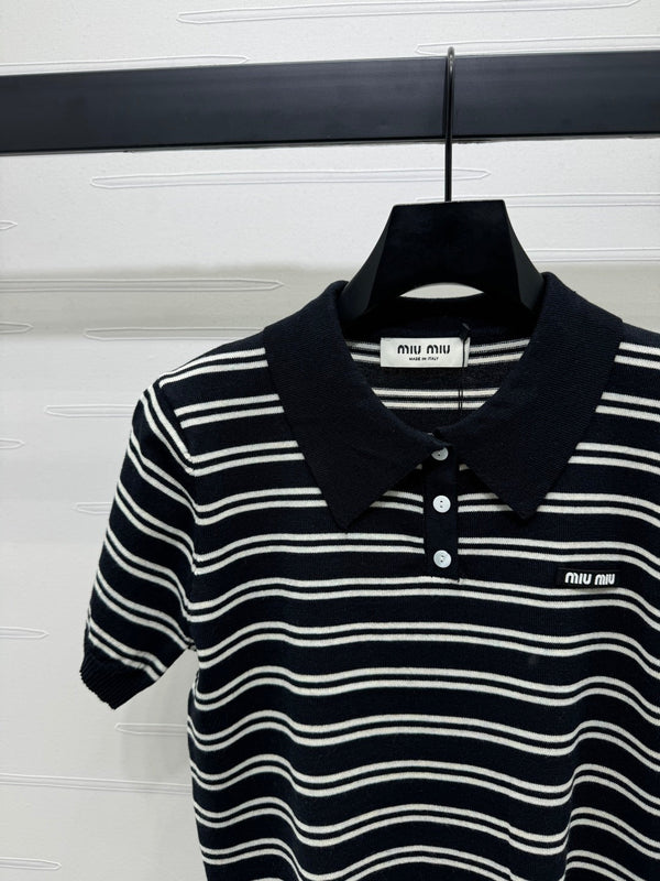 Miu 25 Polo T- Shirt Wool 233507