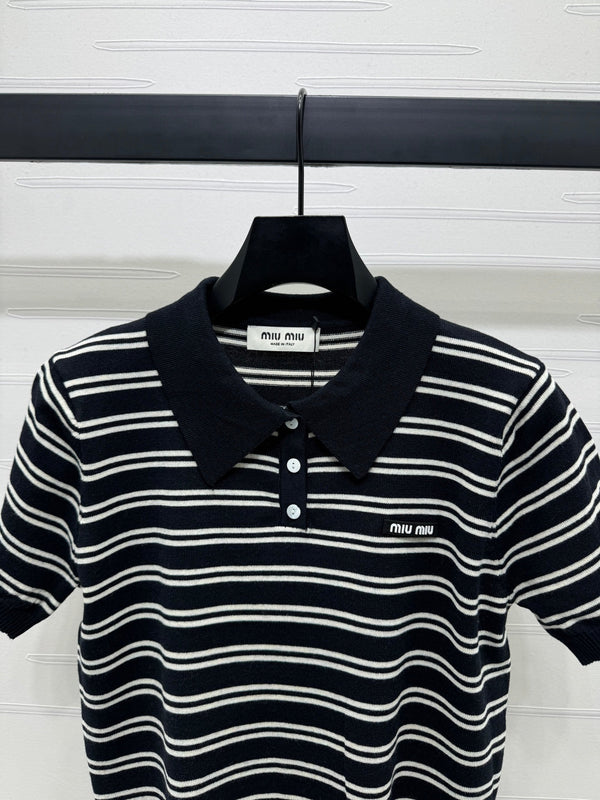 Miu 25 Polo T- Shirt Wool 233507