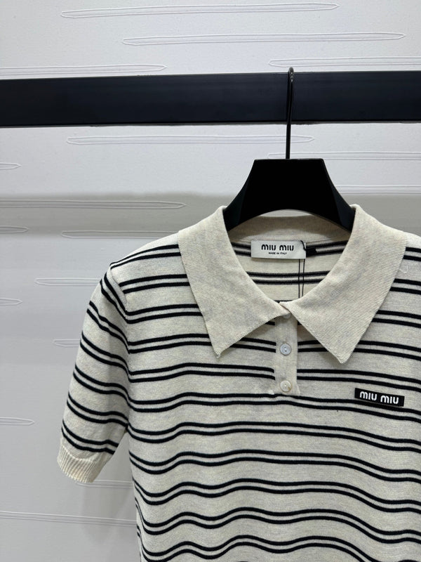 Miu 25 Polo T- Shirt Wool 233507