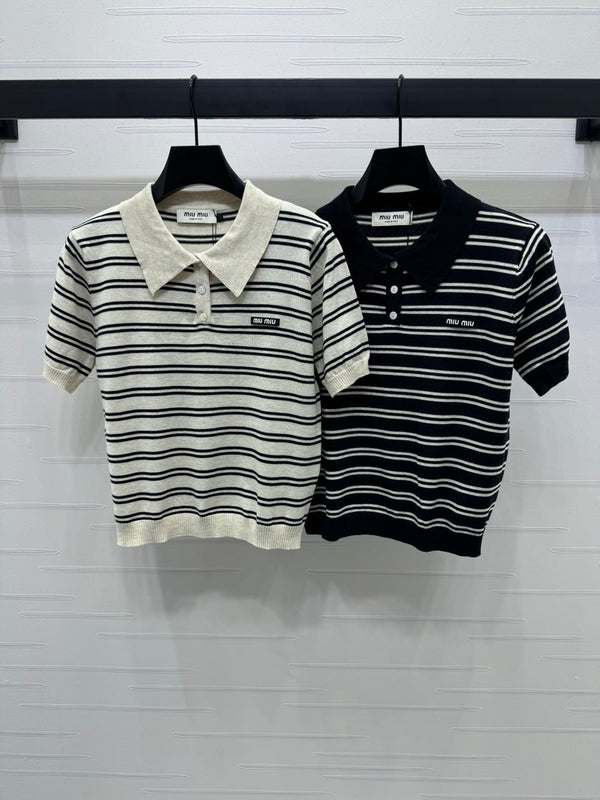 Miu 25 Polo T- Shirt Wool 233507