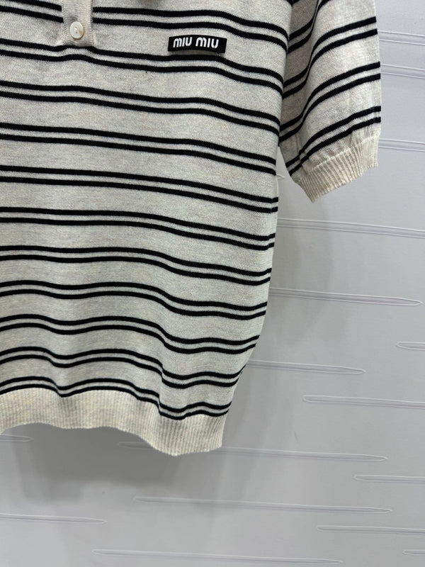 Miu 25 Polo T- Shirt Wool 233507