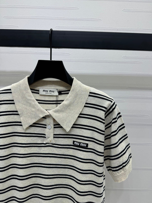 Miu 25 Polo T- Shirt Wool 233507