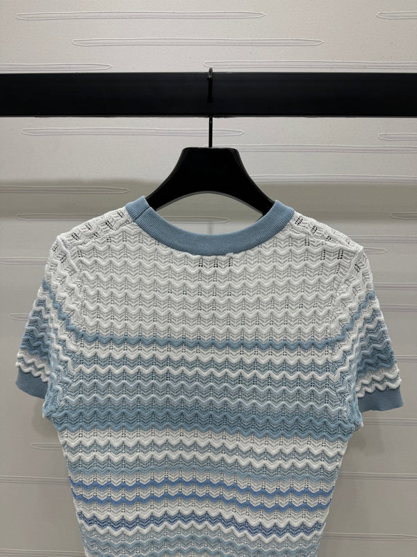 CC 25 T-Shirt Baby Blue mix White Polyester 233561