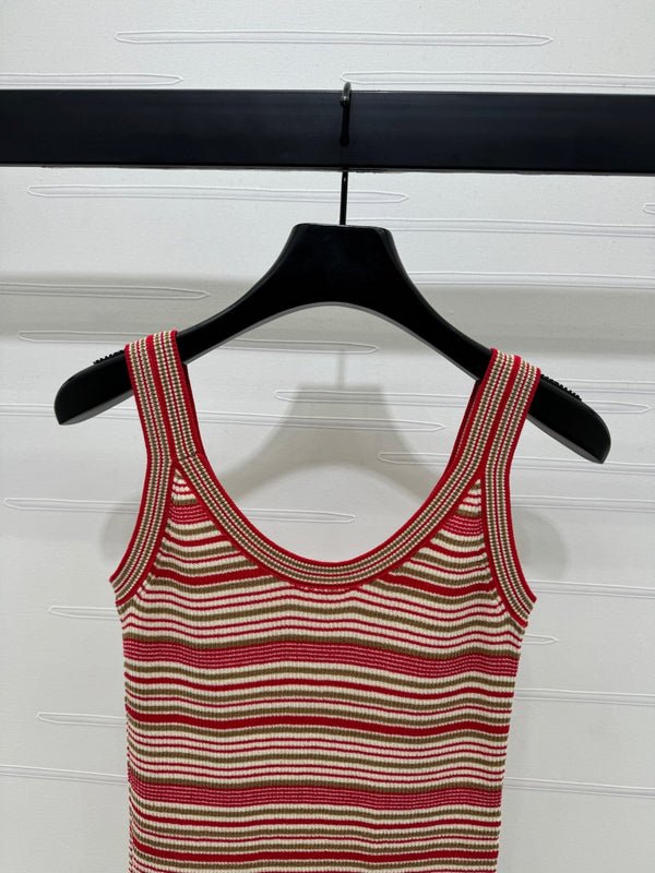 Fendi 25 Striped Top Silk