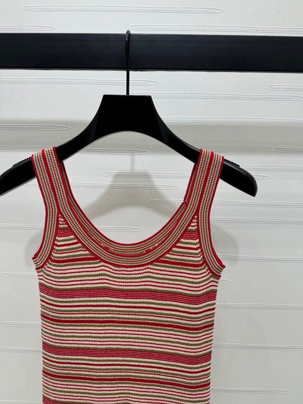 Fendi 25 Striped Top Silk
