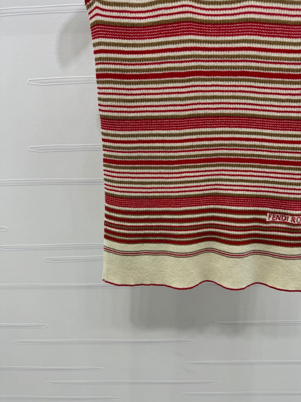 Fendi 25 Striped Top Silk
